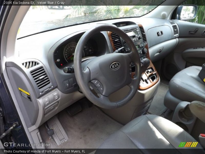 Velvet Blue / Gray 2006 Kia Sedona EX