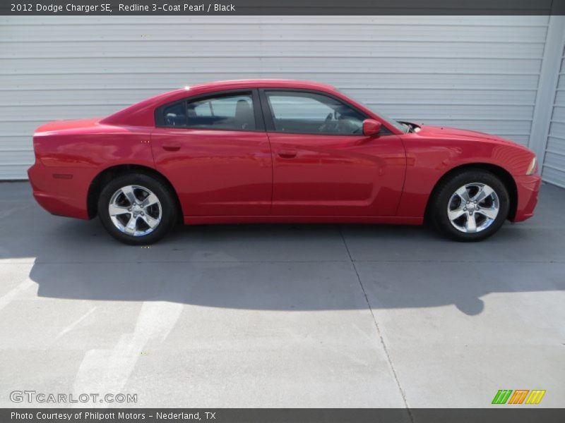 Redline 3-Coat Pearl / Black 2012 Dodge Charger SE