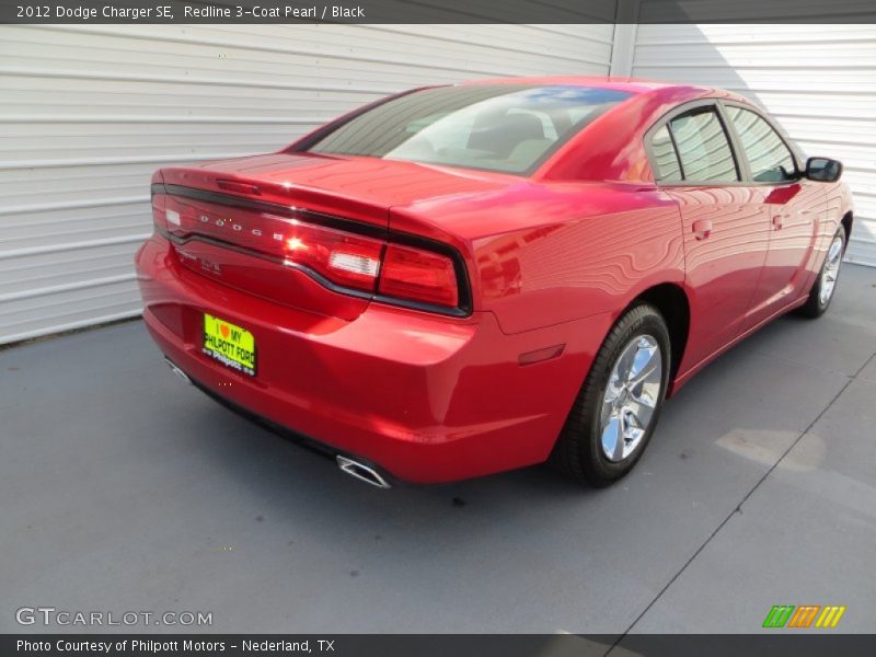 Redline 3-Coat Pearl / Black 2012 Dodge Charger SE