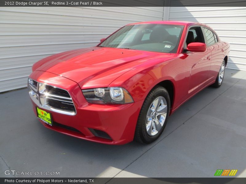Redline 3-Coat Pearl / Black 2012 Dodge Charger SE