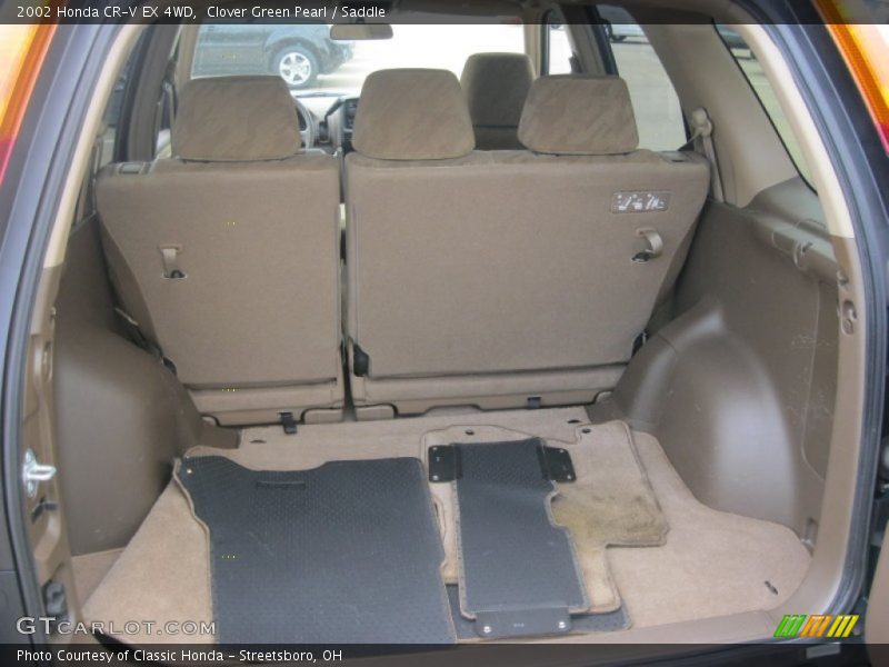 Clover Green Pearl / Saddle 2002 Honda CR-V EX 4WD