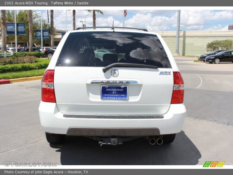 Taffeta White / Saddle 2002 Acura MDX Touring