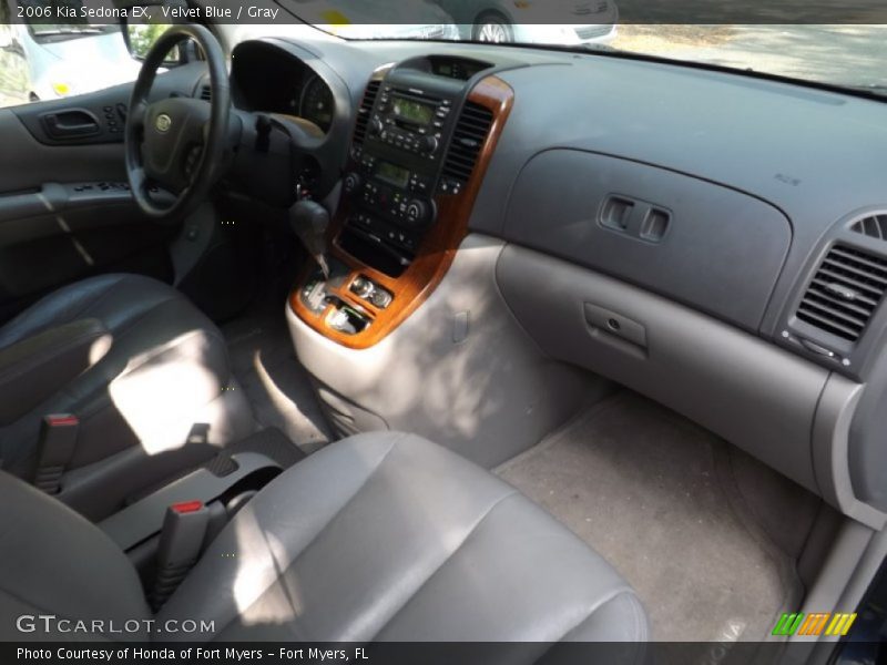 Velvet Blue / Gray 2006 Kia Sedona EX