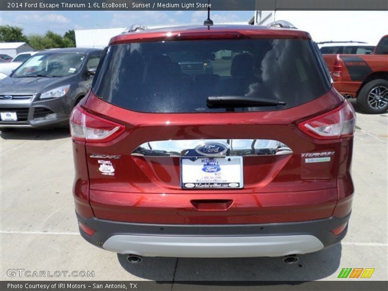 Sunset / Medium Light Stone 2014 Ford Escape Titanium 1.6L EcoBoost