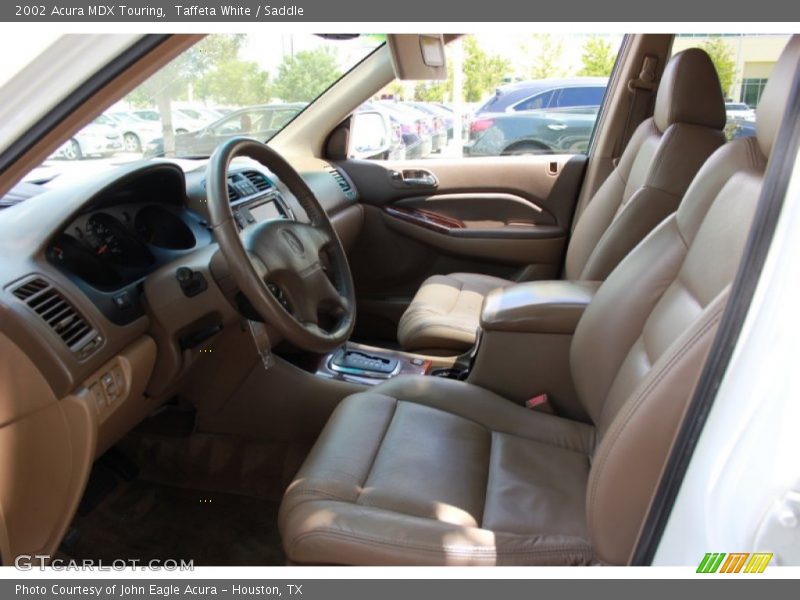 Taffeta White / Saddle 2002 Acura MDX Touring