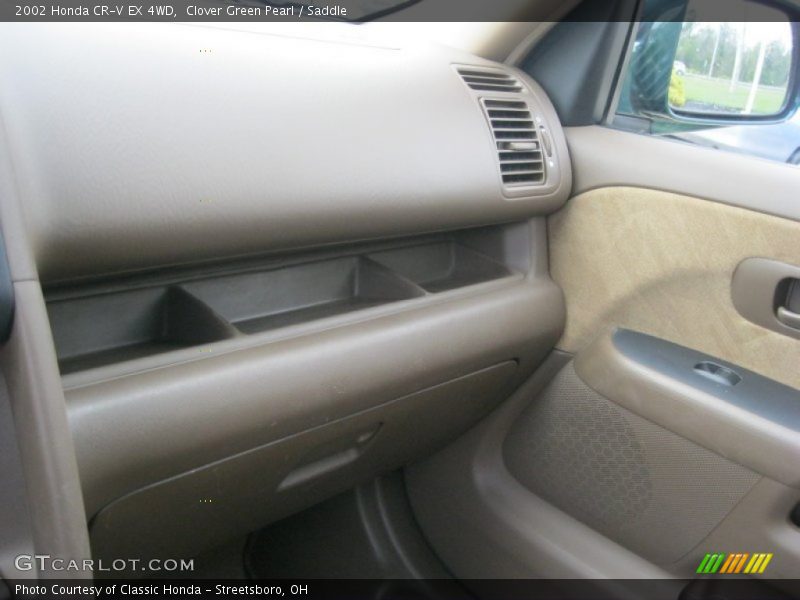 Clover Green Pearl / Saddle 2002 Honda CR-V EX 4WD