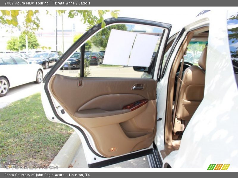 Taffeta White / Saddle 2002 Acura MDX Touring