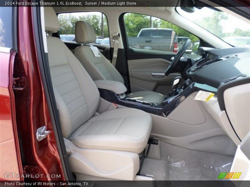 Sunset / Medium Light Stone 2014 Ford Escape Titanium 1.6L EcoBoost