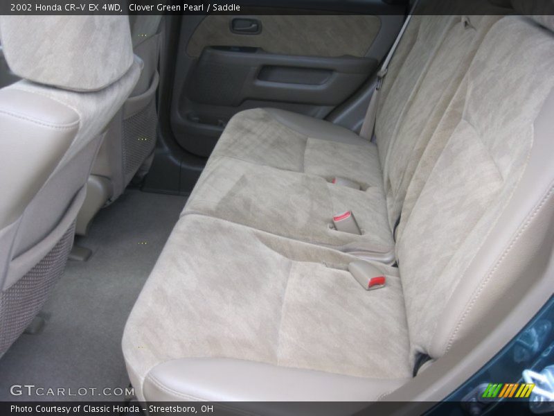 Clover Green Pearl / Saddle 2002 Honda CR-V EX 4WD