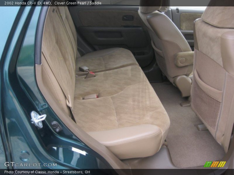 Clover Green Pearl / Saddle 2002 Honda CR-V EX 4WD