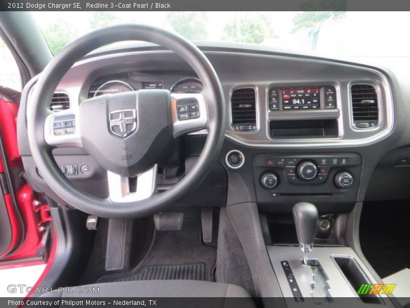 Redline 3-Coat Pearl / Black 2012 Dodge Charger SE