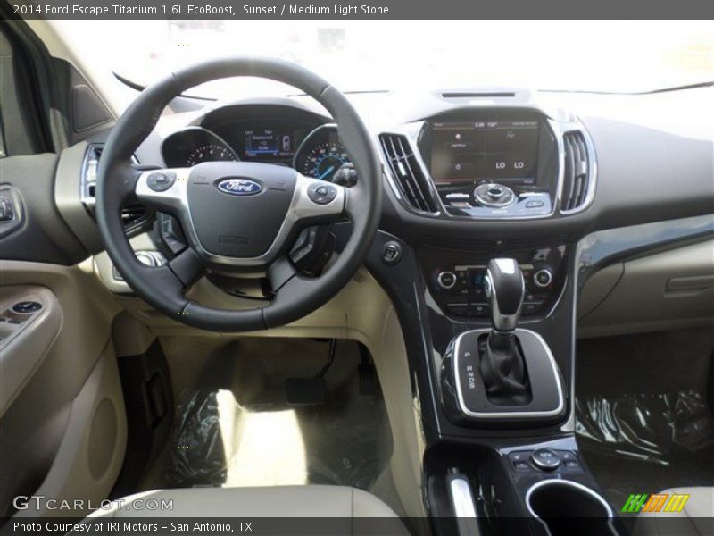 Sunset / Medium Light Stone 2014 Ford Escape Titanium 1.6L EcoBoost