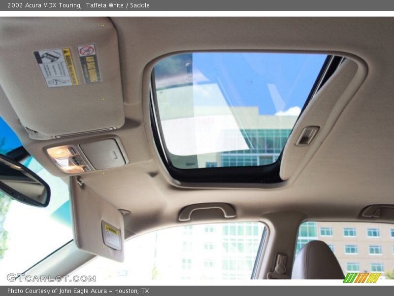 Taffeta White / Saddle 2002 Acura MDX Touring