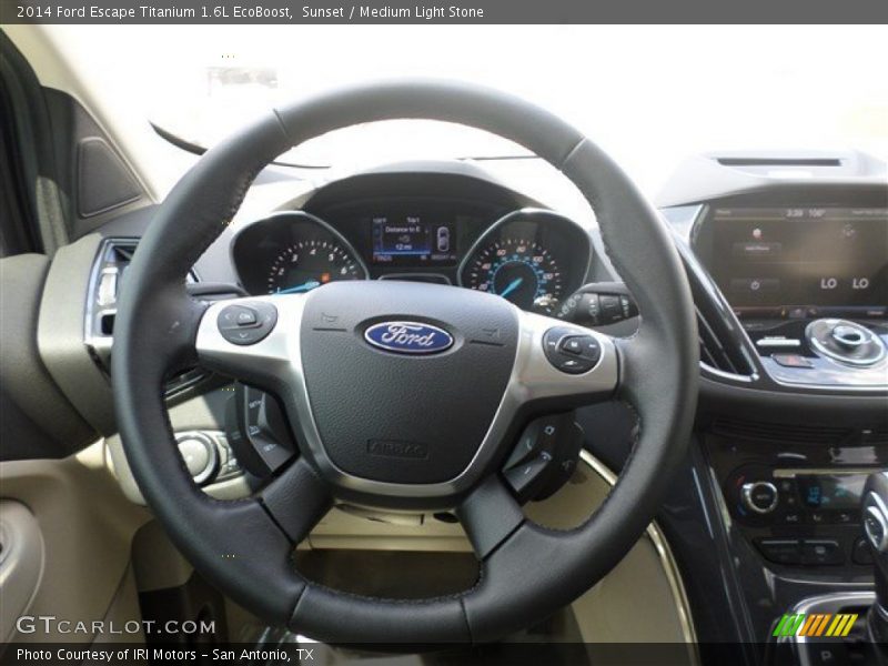 Sunset / Medium Light Stone 2014 Ford Escape Titanium 1.6L EcoBoost