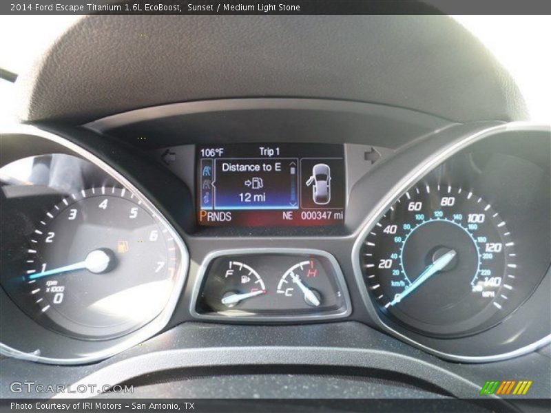 Sunset / Medium Light Stone 2014 Ford Escape Titanium 1.6L EcoBoost