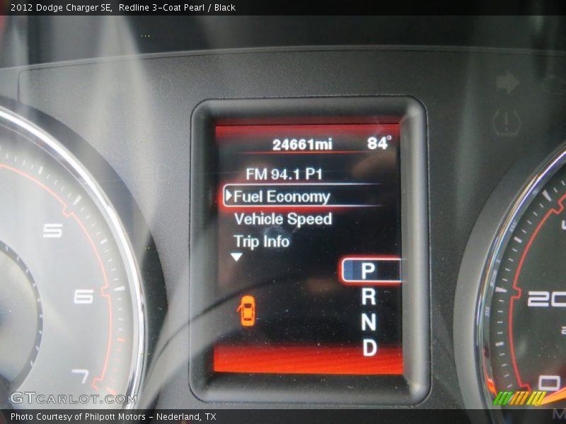 Redline 3-Coat Pearl / Black 2012 Dodge Charger SE