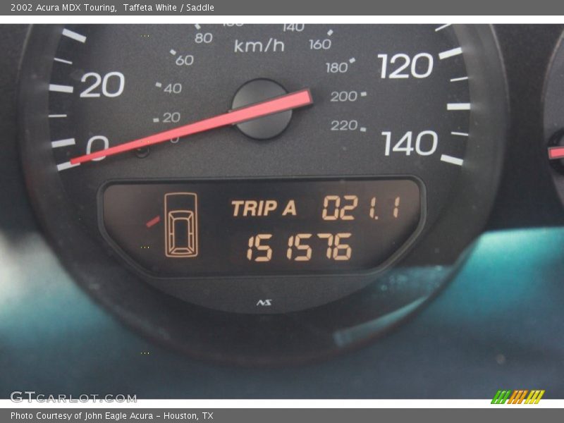 Taffeta White / Saddle 2002 Acura MDX Touring