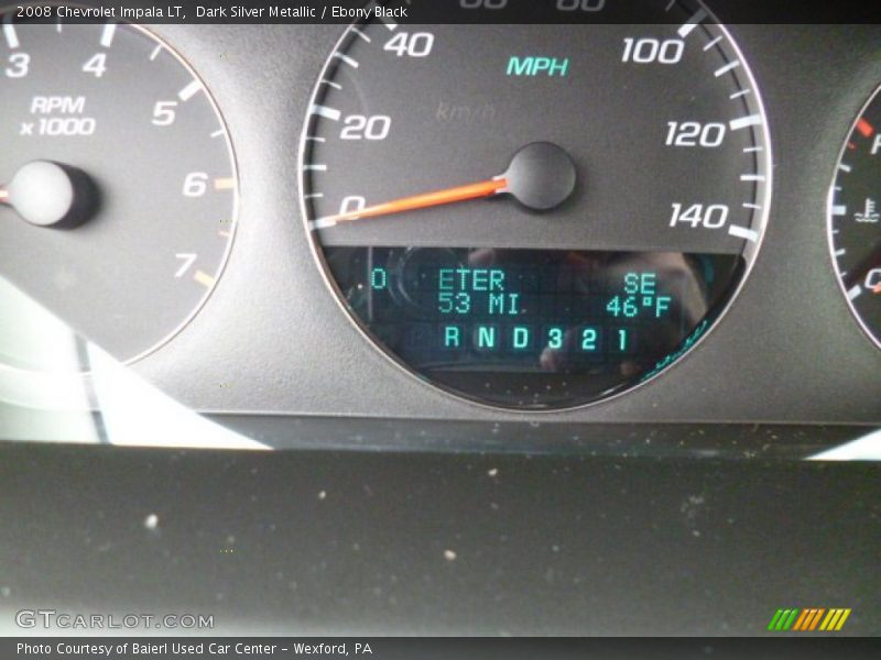 Dark Silver Metallic / Ebony Black 2008 Chevrolet Impala LT