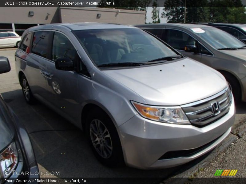 Alabaster Silver Metallic / Truffle 2011 Honda Odyssey EX-L