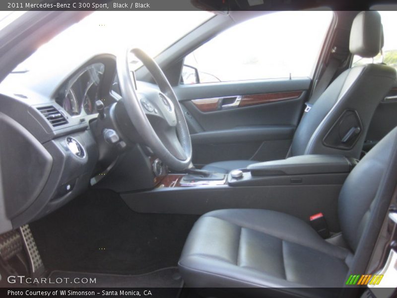 Black / Black 2011 Mercedes-Benz C 300 Sport