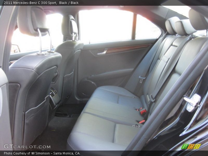 Black / Black 2011 Mercedes-Benz C 300 Sport