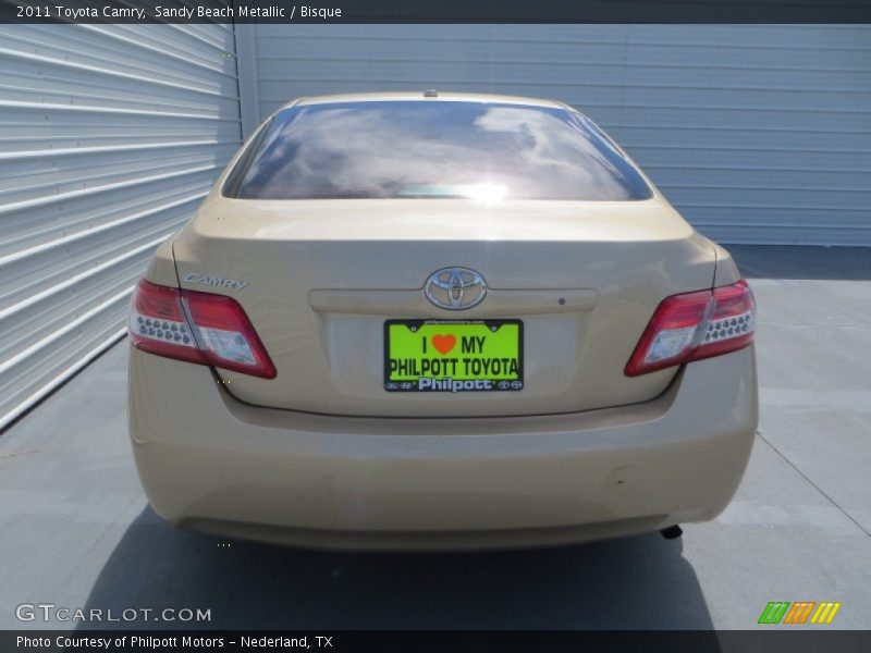 Sandy Beach Metallic / Bisque 2011 Toyota Camry