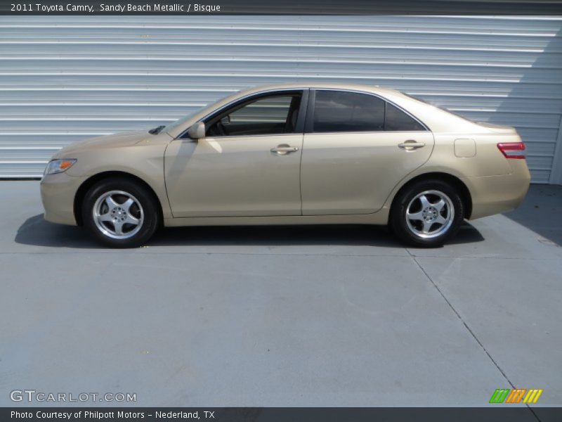Sandy Beach Metallic / Bisque 2011 Toyota Camry