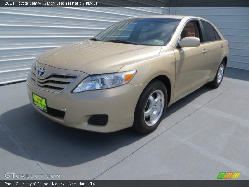 Sandy Beach Metallic / Bisque 2011 Toyota Camry