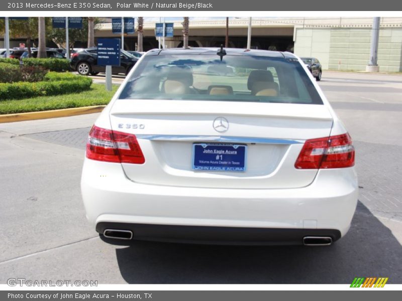 Polar White / Natural Beige/Black 2013 Mercedes-Benz E 350 Sedan
