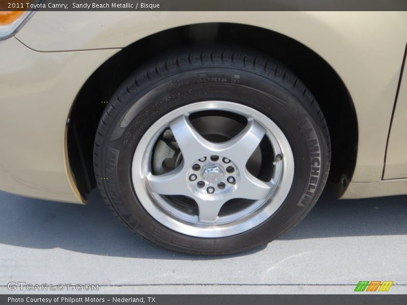 Sandy Beach Metallic / Bisque 2011 Toyota Camry