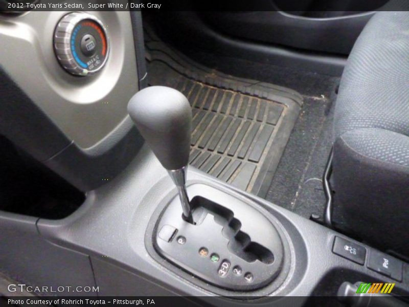  2012 Yaris Sedan 4 Speed Automatic Shifter