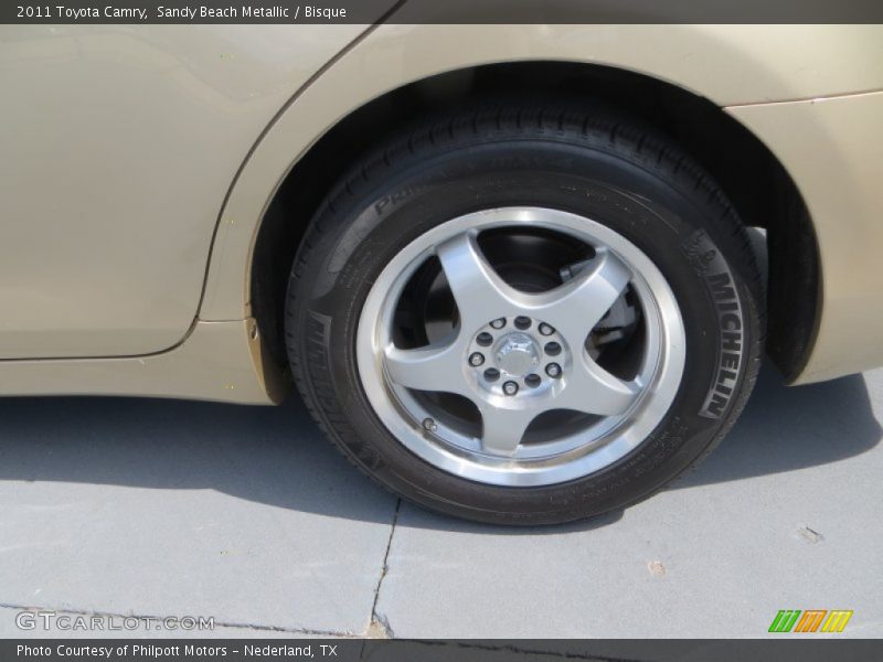 Sandy Beach Metallic / Bisque 2011 Toyota Camry