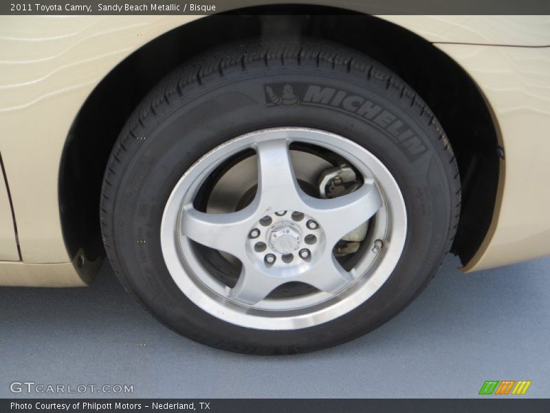 Sandy Beach Metallic / Bisque 2011 Toyota Camry