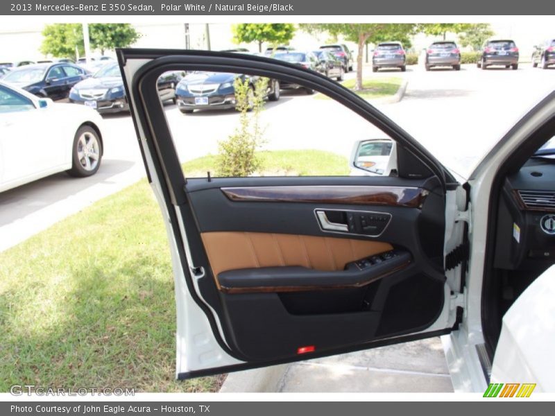 Polar White / Natural Beige/Black 2013 Mercedes-Benz E 350 Sedan