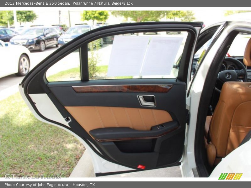 Polar White / Natural Beige/Black 2013 Mercedes-Benz E 350 Sedan