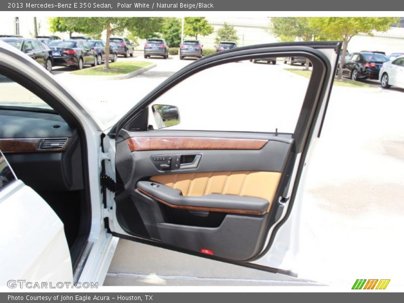 Polar White / Natural Beige/Black 2013 Mercedes-Benz E 350 Sedan