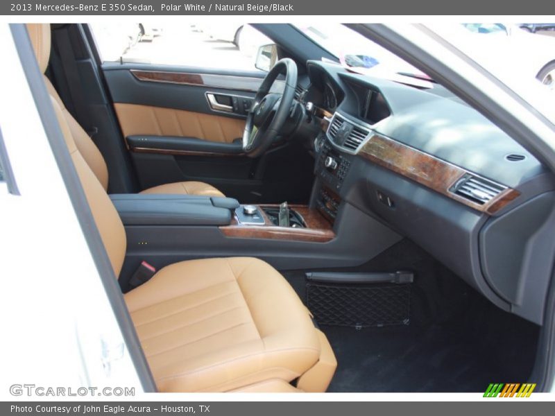 Polar White / Natural Beige/Black 2013 Mercedes-Benz E 350 Sedan