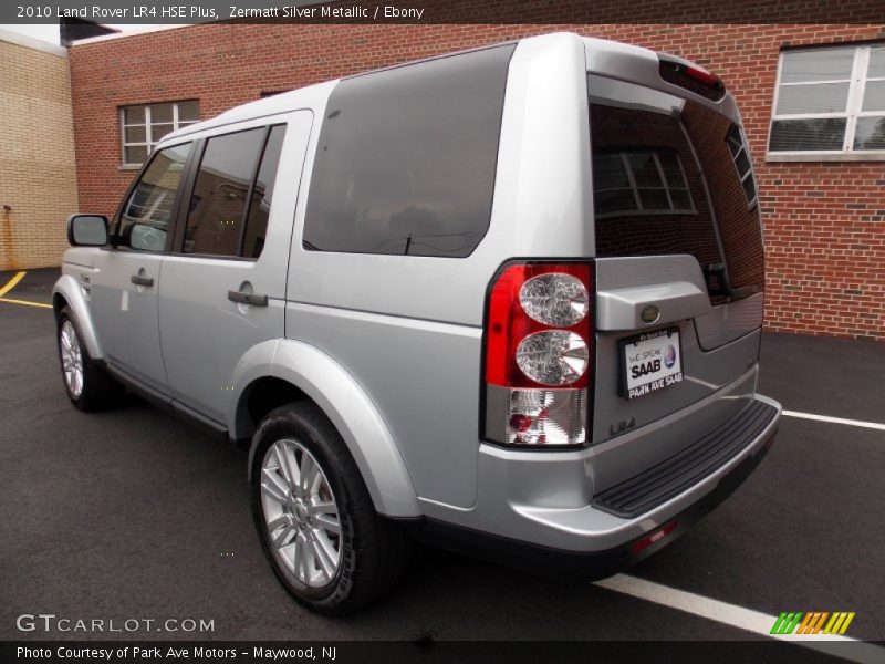 Zermatt Silver Metallic / Ebony 2010 Land Rover LR4 HSE Plus