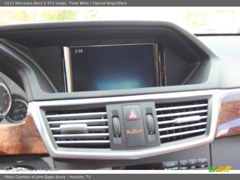 Polar White / Natural Beige/Black 2013 Mercedes-Benz E 350 Sedan