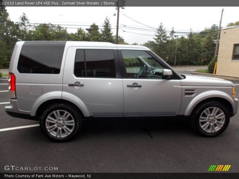 Zermatt Silver Metallic / Ebony 2010 Land Rover LR4 HSE Plus