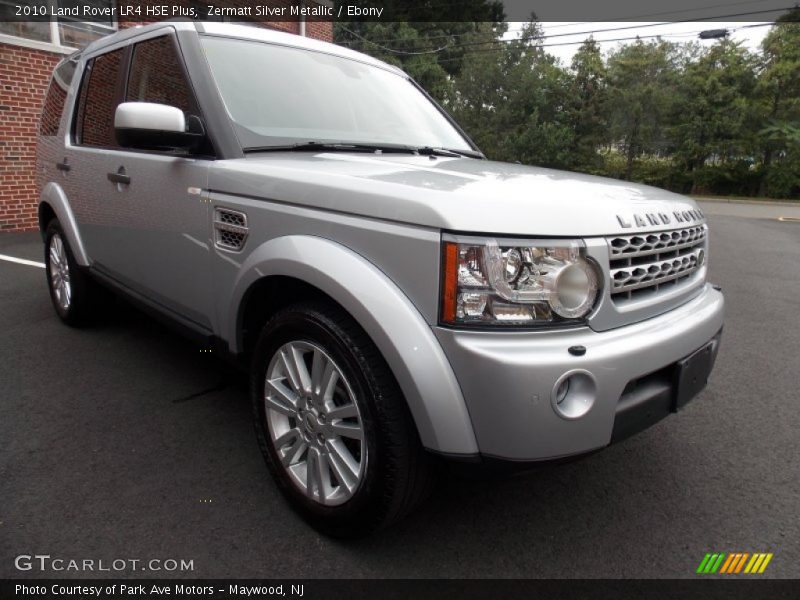 Zermatt Silver Metallic / Ebony 2010 Land Rover LR4 HSE Plus