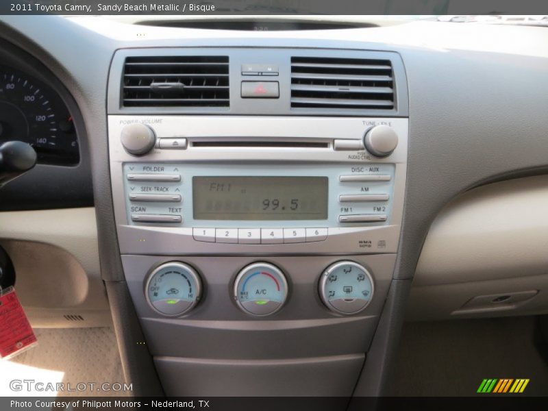 Sandy Beach Metallic / Bisque 2011 Toyota Camry