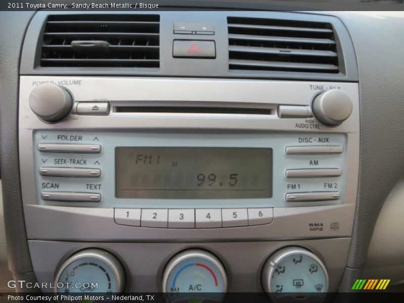 Sandy Beach Metallic / Bisque 2011 Toyota Camry