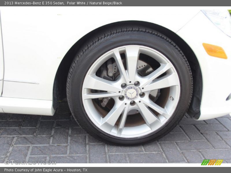 Polar White / Natural Beige/Black 2013 Mercedes-Benz E 350 Sedan