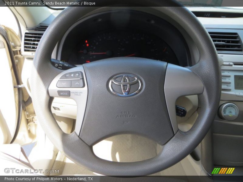Sandy Beach Metallic / Bisque 2011 Toyota Camry
