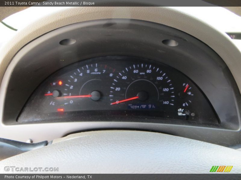 Sandy Beach Metallic / Bisque 2011 Toyota Camry