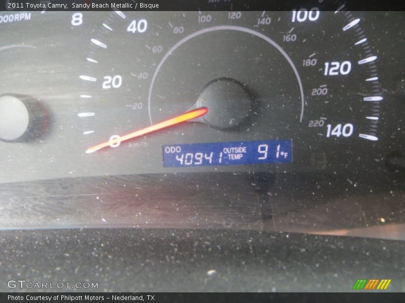 Sandy Beach Metallic / Bisque 2011 Toyota Camry