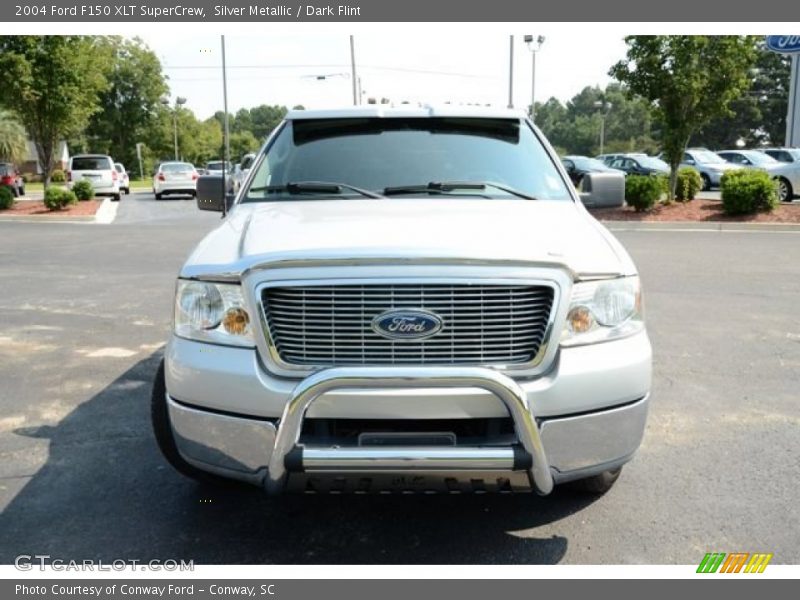 Silver Metallic / Dark Flint 2004 Ford F150 XLT SuperCrew