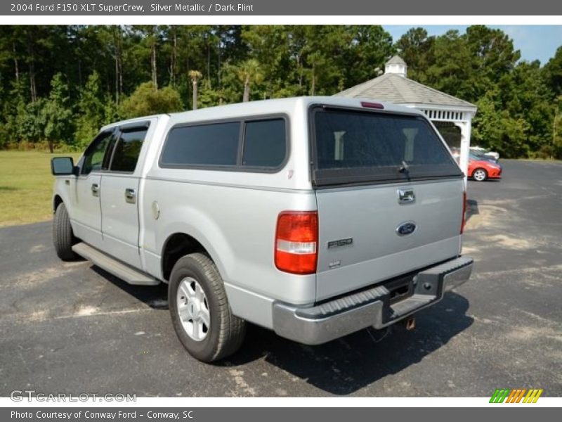 Silver Metallic / Dark Flint 2004 Ford F150 XLT SuperCrew