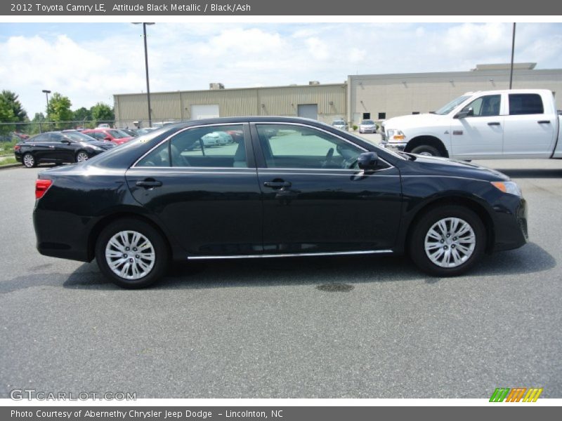 Attitude Black Metallic / Black/Ash 2012 Toyota Camry LE